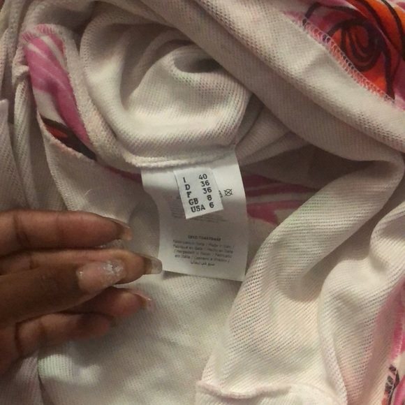 MOSCHINO PINK ROSE DRESS - Picture 6 of 7